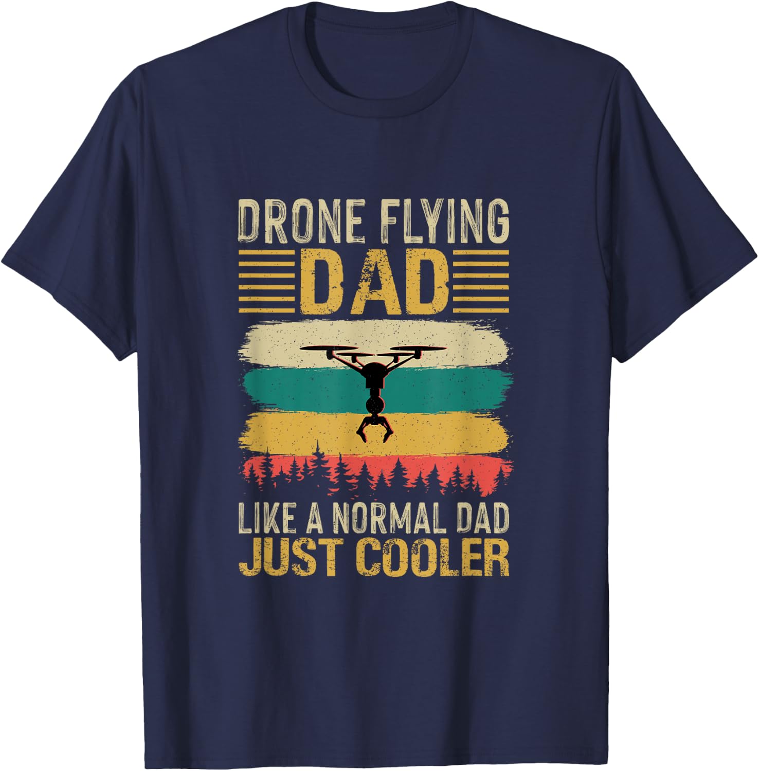 Funny Drone Pilot Design Women Drone Operator T-Shirt - T-Shirt | Navy