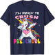 I'm Ready To Crush PreSchool Baby Unicorn T-Shirt - T-Shirt | Navy