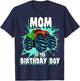 Mom of the Birthday Boy Monster Truck Birthday Party T-Shirt - T-Shirt | Navy