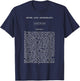 Sense and Sensitivity Jane Austen First Page T-Shirt - T-Shirt | Navy