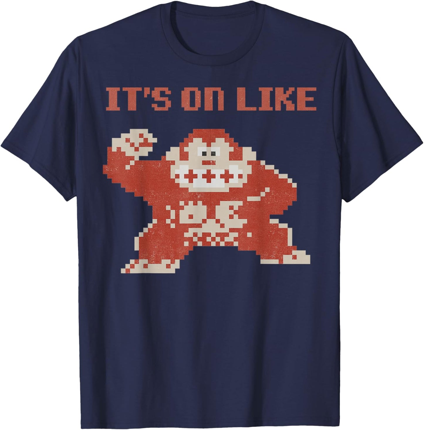 Donkey Kong Classic Its On Graphic T-Shirt - T-Shirt | Navy