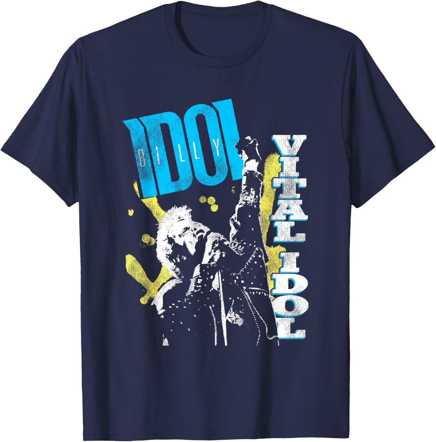 Billy Idol - Vital Idol T-Shirt - T-Shirt | Navy