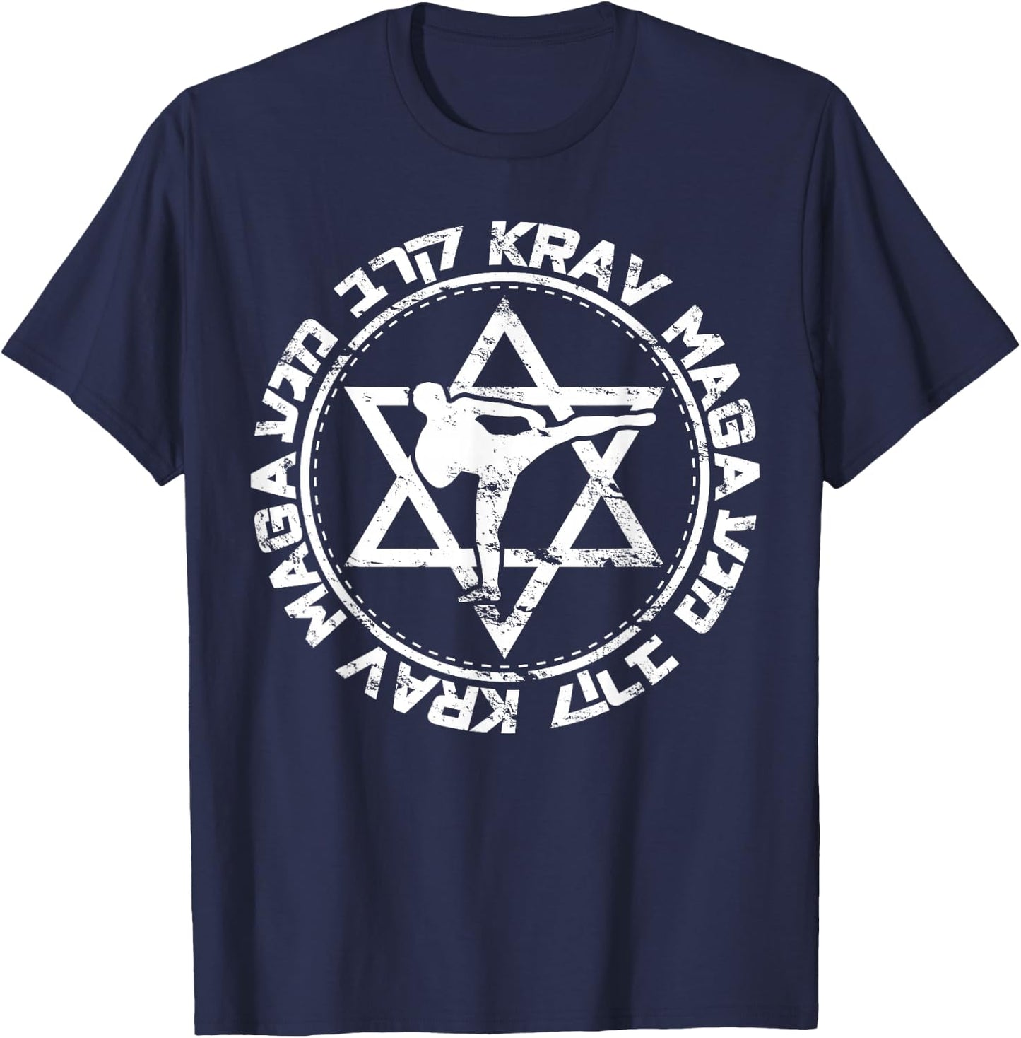 Krav Maga Martial Arts Training Sportswear Design T-Shirt - T-Shirt | Navy