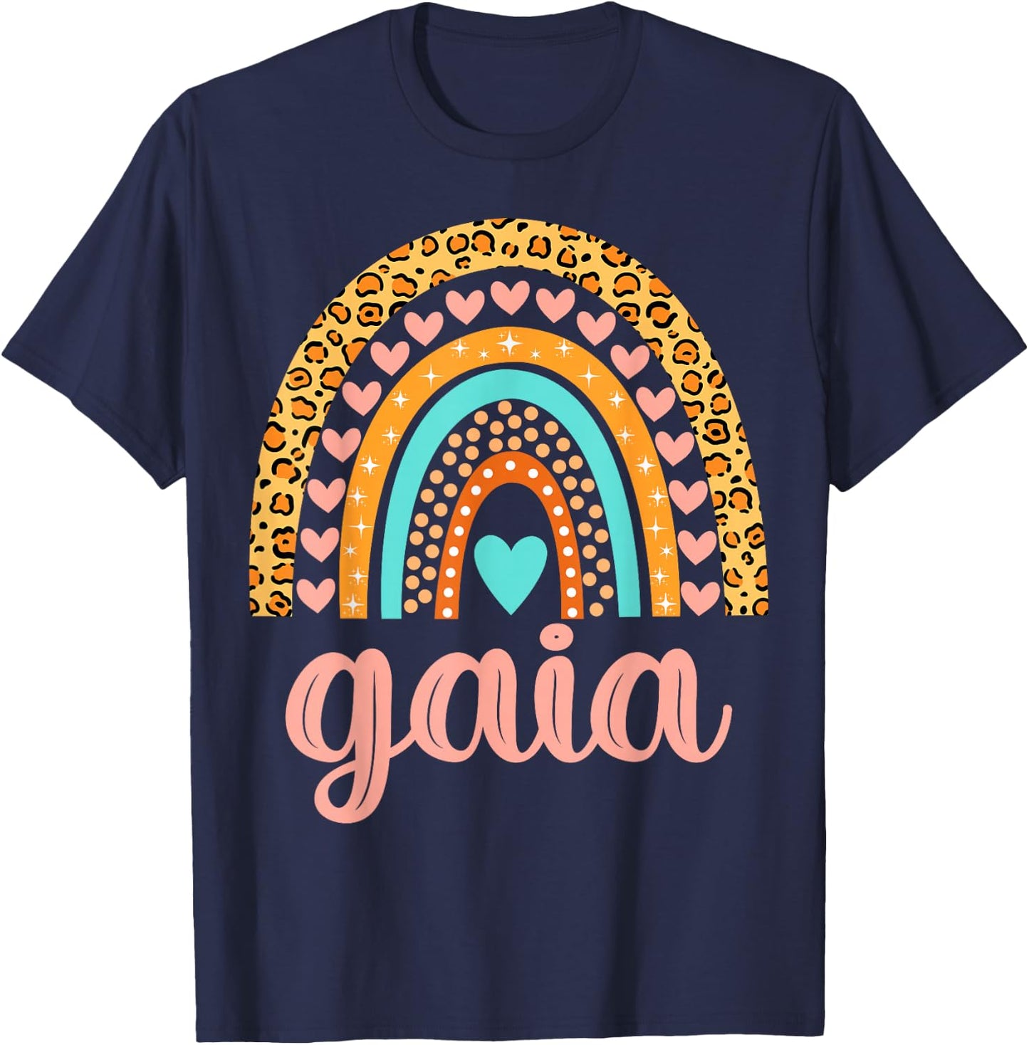 Gaia Gaia Name Birthday Shirt Gift T-Shirt - T-Shirt | Navy
