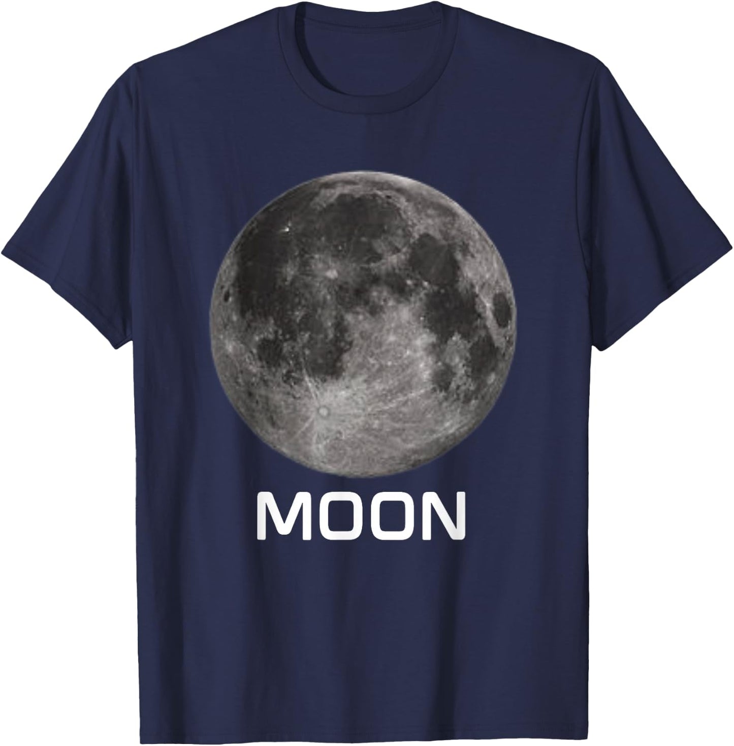 Solar System Earth Moon Outer Space T-Shirt - T-Shirt | Navy