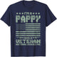 I'm a Pappy and a Veteran Nothing Scares Me Proud US Army T-Shirt - T-Shirt | Navy