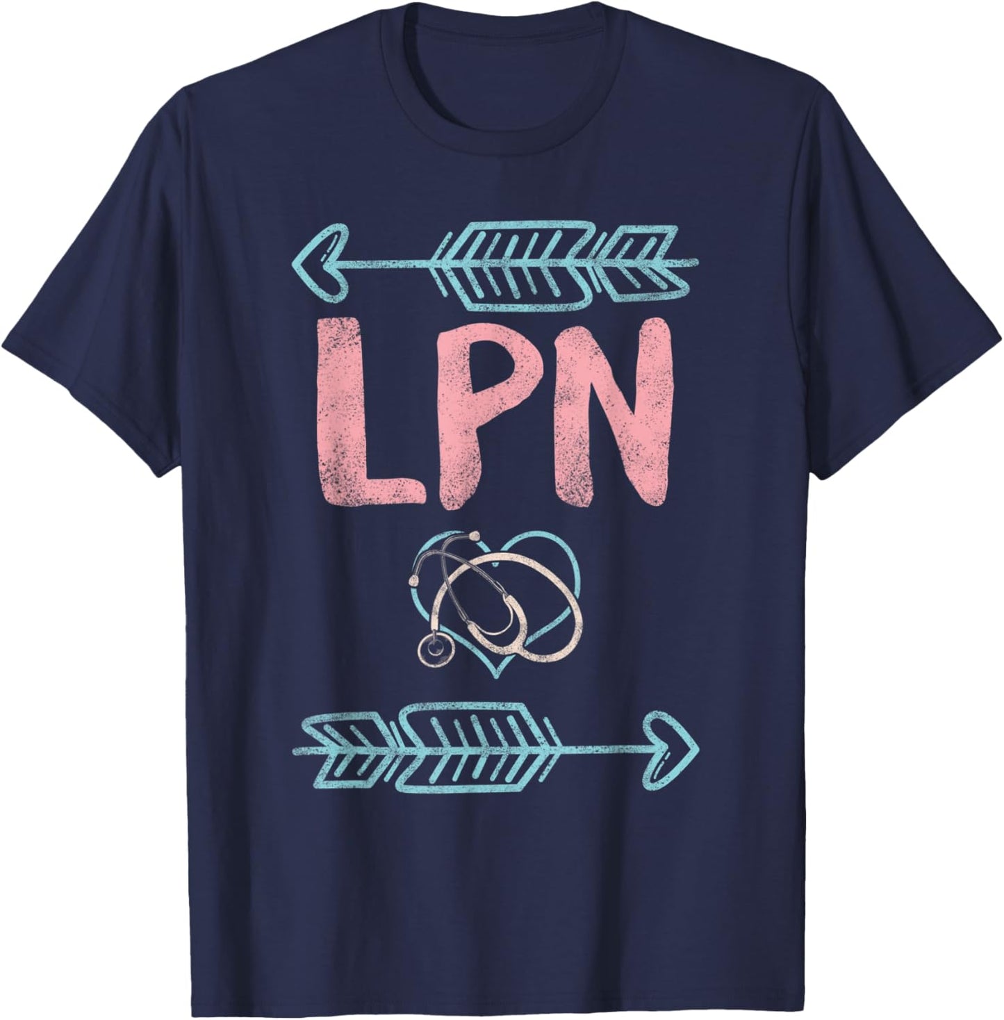 LPN Licensed Practical Nurse Graduation Nursing Nurses Week T-Shirt - T-Shirt | Navy