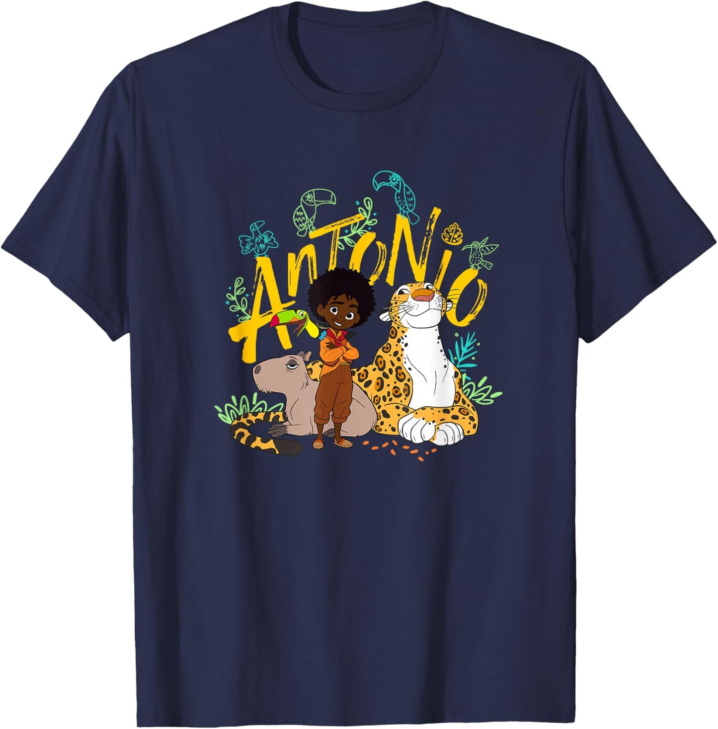 Disney Encanto Antonio with Animal Friends Small T-Shirt - T-Shirt | Navy