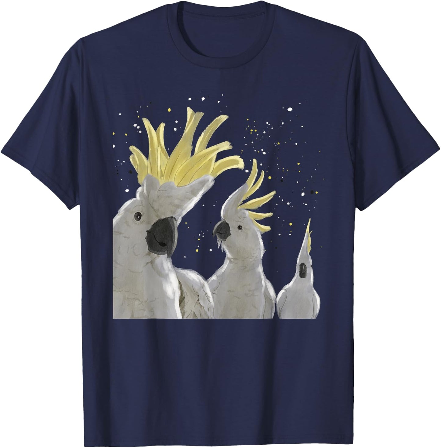 Parrot Birds Cockatoo T-Shirt - T-Shirt | Navy