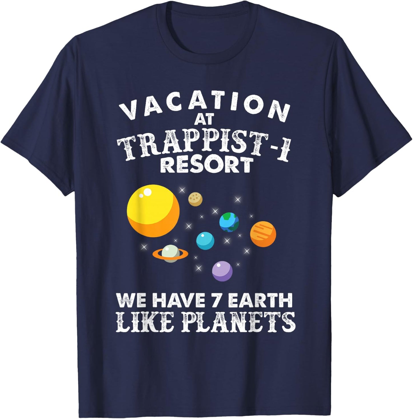 Trappist-1 Resort T-Shirt - T-Shirt | Navy