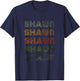 Love Heart Shawn Grunge/Vintage Style Black Shawn T-Shirt - T-Shirt | Navy