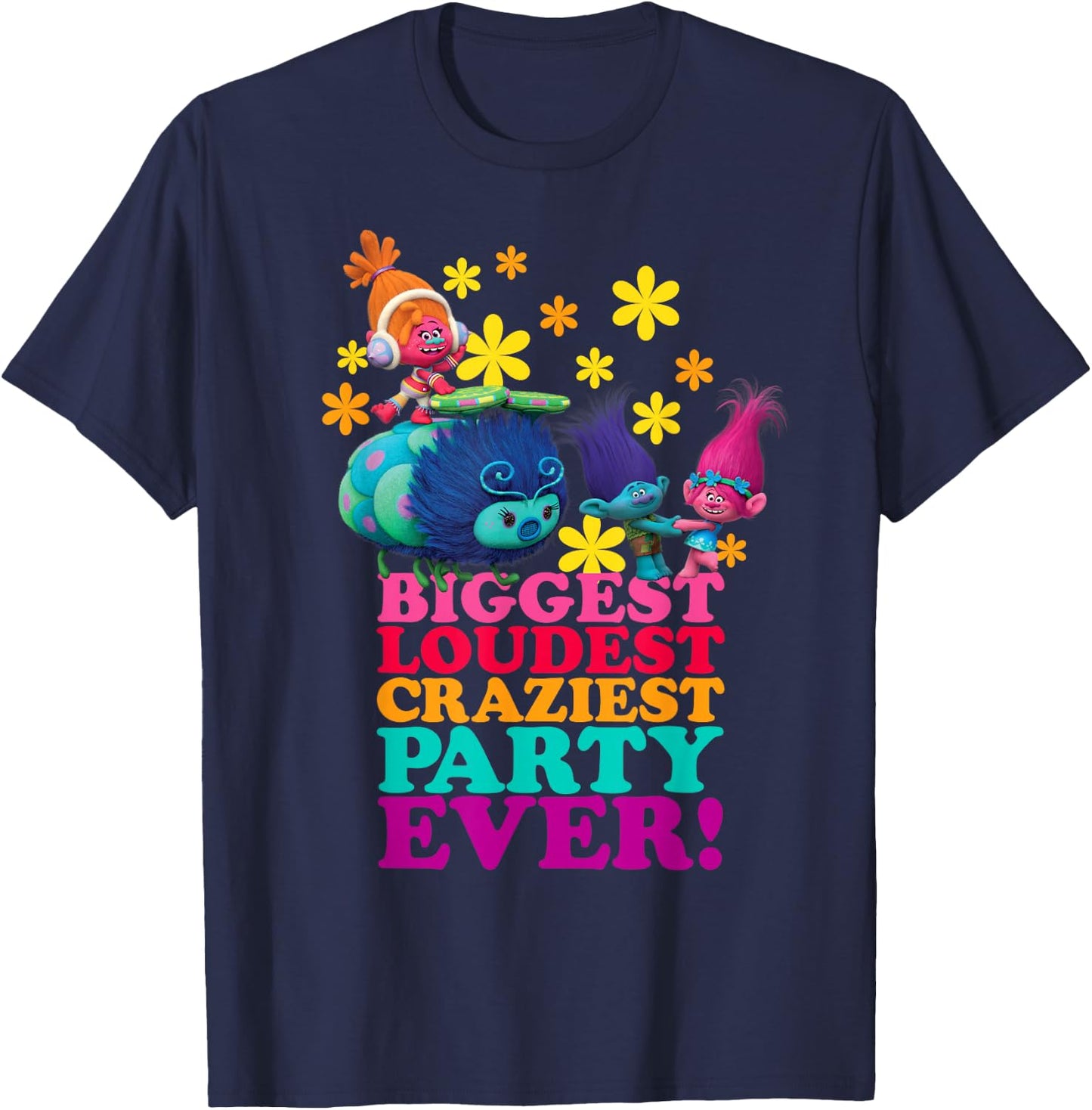 DreamWorks' Trolls Character Party T-Shirt - T-Shirt | Navy