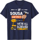 Funny if Sousa can't fix it no one can handyman woodworker T-Shirt - T-Shirt | Navy