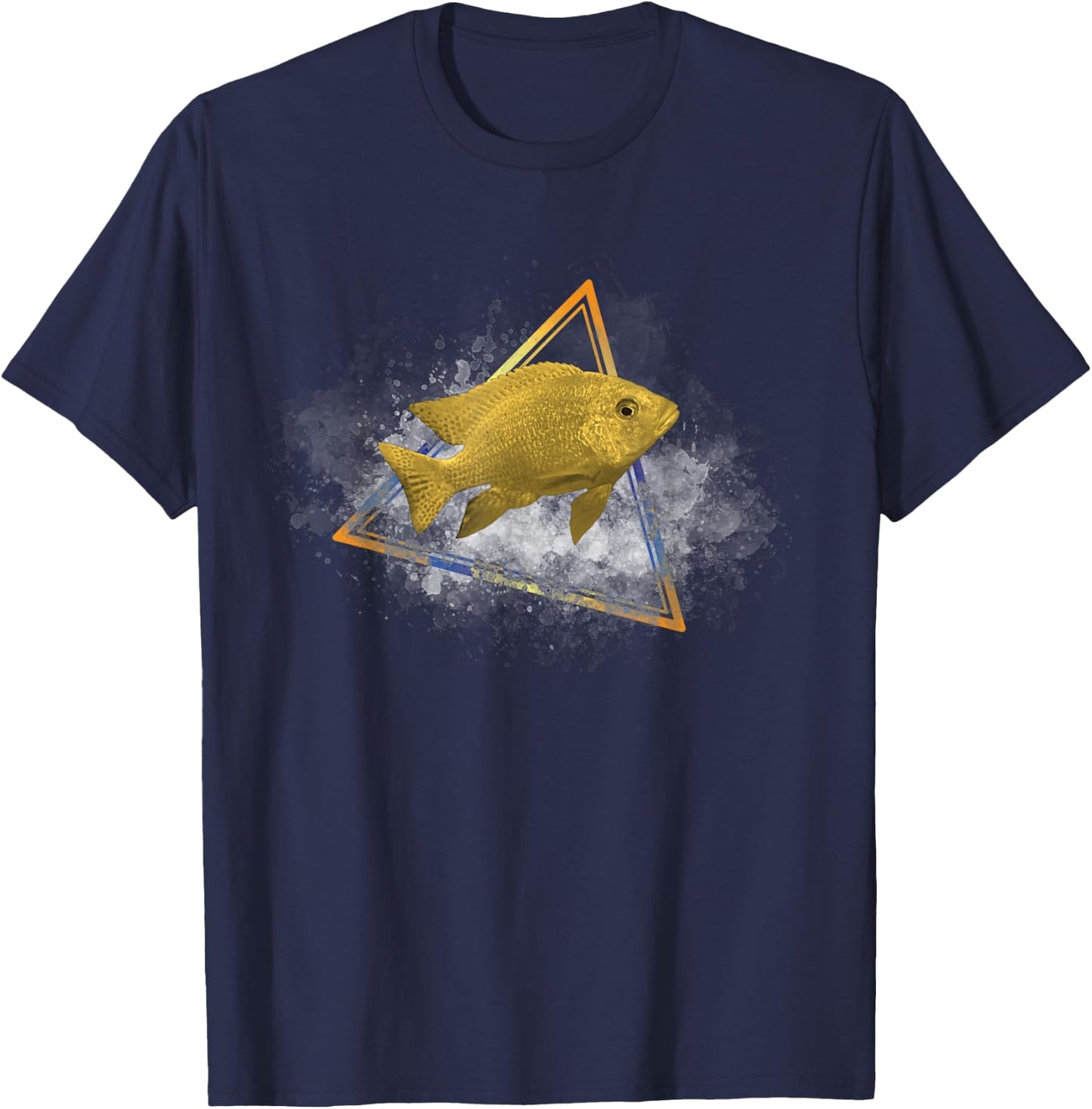 African Cichlids Peacock Cichlid Breeders Aquarium Fish T-Shirt - T-Shirt | Navy