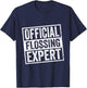 Official Flossing Expert Dentist Tooth Teeth Floss T-Shirt - T-Shirt | Navy