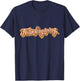 Vintage Thanksgiving Gift Turkey Leg Day Costume Piligrim T-Shirt - T-Shirt | Navy