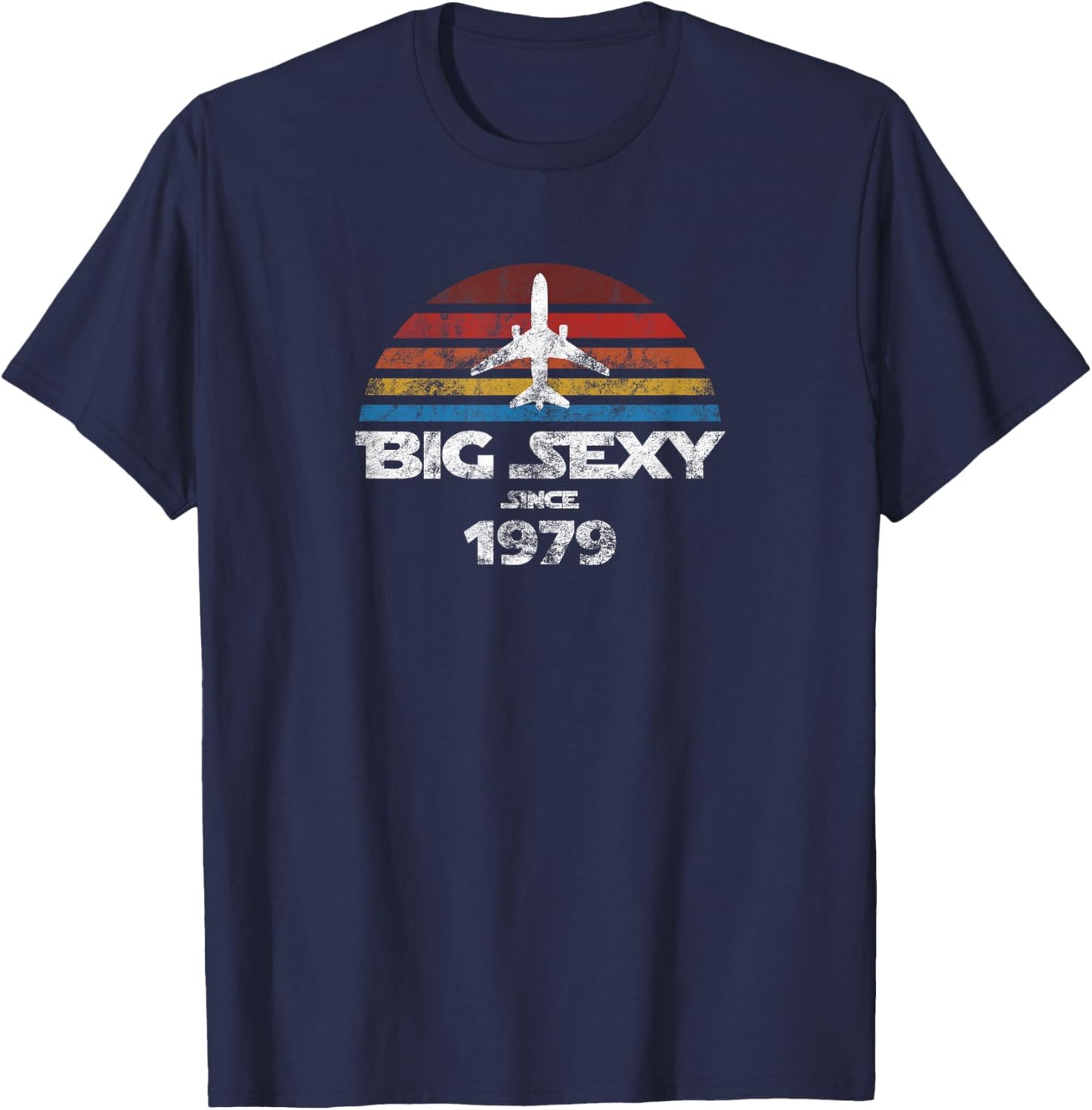 KC-10 Big Sexy Since 1979 Sunset Air Refueling Tanker T-Shirt - T-Shirt | Navy