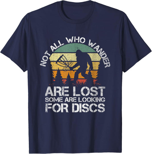 Disc Golf Funny Bigfoot Women Apparel T-Shirt - T-Shirt | Navy