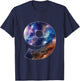 Galaxy 9 Year Old 9th Birthday Space Themed Astronaut Boy T-Shirt - T-Shirt | Navy
