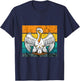Pelican Bird Vintage Retro Pelican Chick Hatch Tropical Bird T-Shirt - T-Shirt | Navy