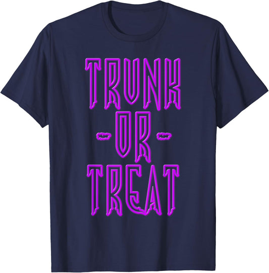 Trunk or Treat Halloween T-Shirt - T-Shirt | Navy