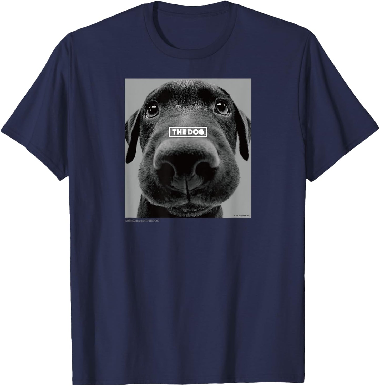 Artlist Collection THE DOG Labrador Retriever Men Women T-Shirt - T-Shirt | Navy