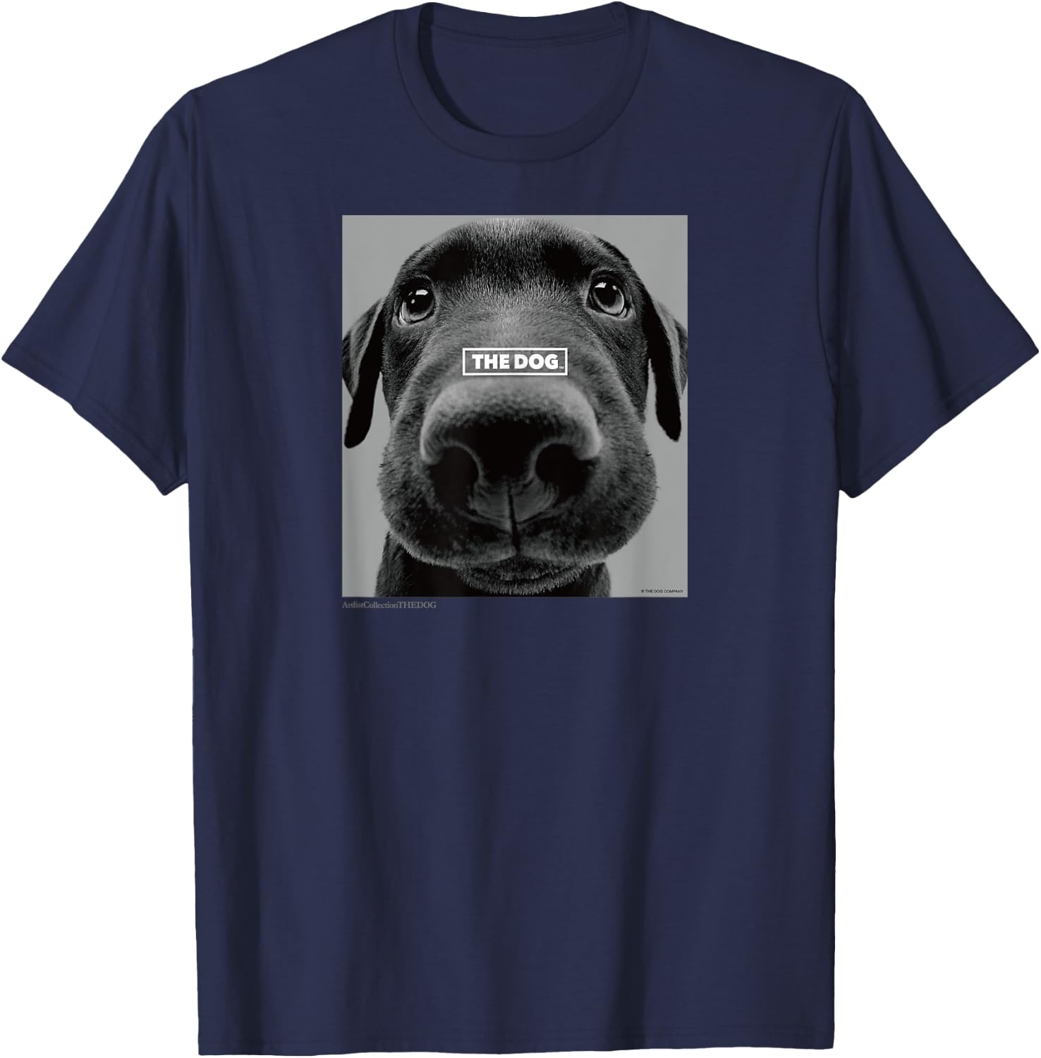 Artlist Collection THE DOG Labrador Retriever Men Women T-Shirt - T-Shirt | Navy