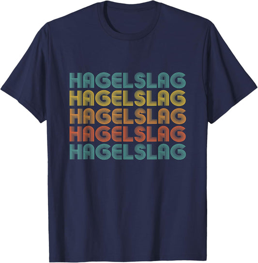 Hagelslag, Funny Breakfast foods word design, Dutch cuisine T-Shirt - T-Shirt | Navy