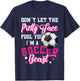 Don't Let The Pretty Face Fool You Women Girls Soccer T-Shirt - T-Shirt | Navy