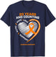 20 Years Cancer Free Products Men Women Leukemia Survivor T-Shirt - T-Shirt | Navy