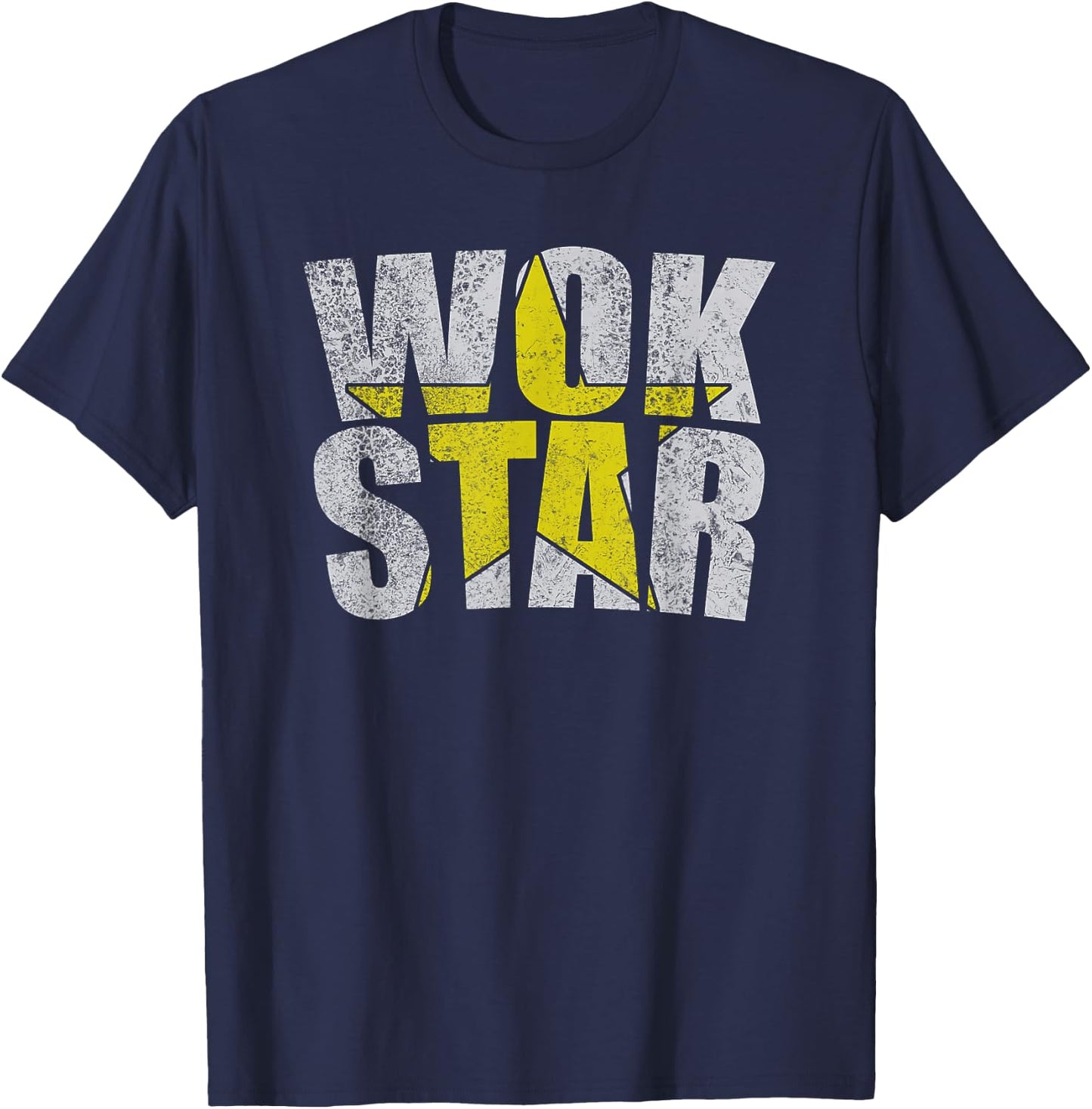 WOK STAR - Funny vintage food lovers women T-Shirt - T-Shirt | Navy