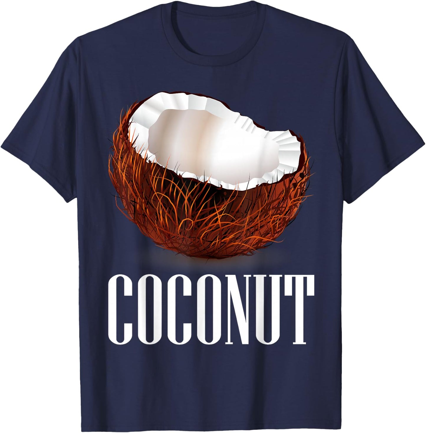 Coconut Short Sleeve Top Coconut Graphic T-Shirt - T-Shirt | Navy