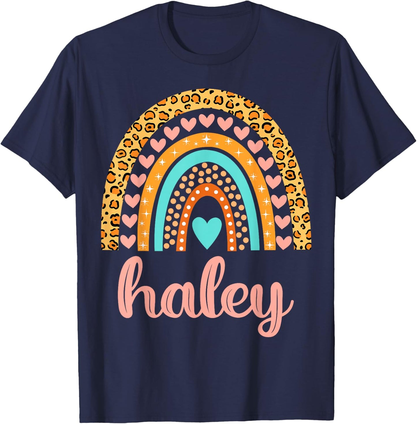 Haley Haley Name Birthday Shirt Gift T-Shirt - T-Shirt | Navy