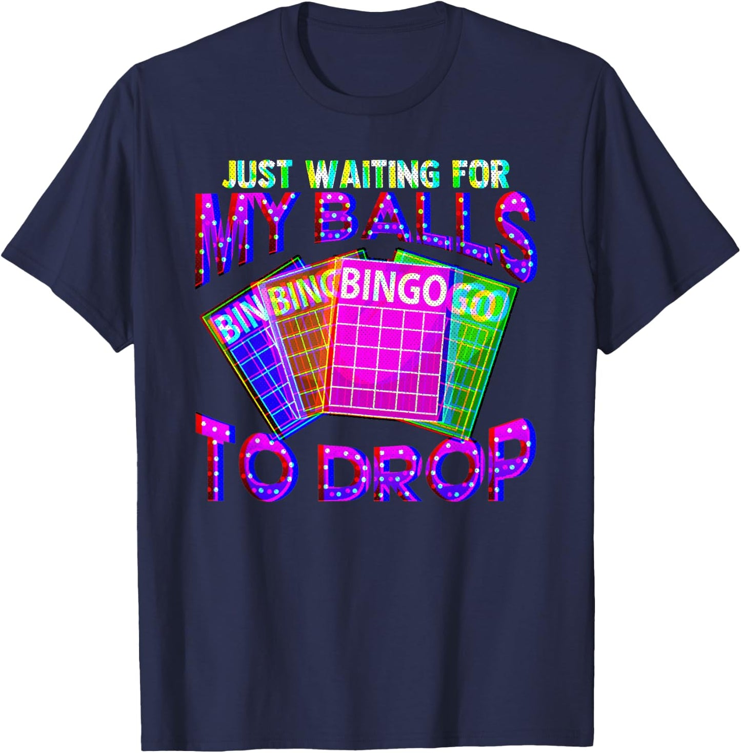 Funny Bingo T-Shirt - T-Shirt | Navy