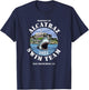 Alcatraz Island Escape Swim Team Shark 2021 Apparel T-Shirt - T-Shirt | Navy
