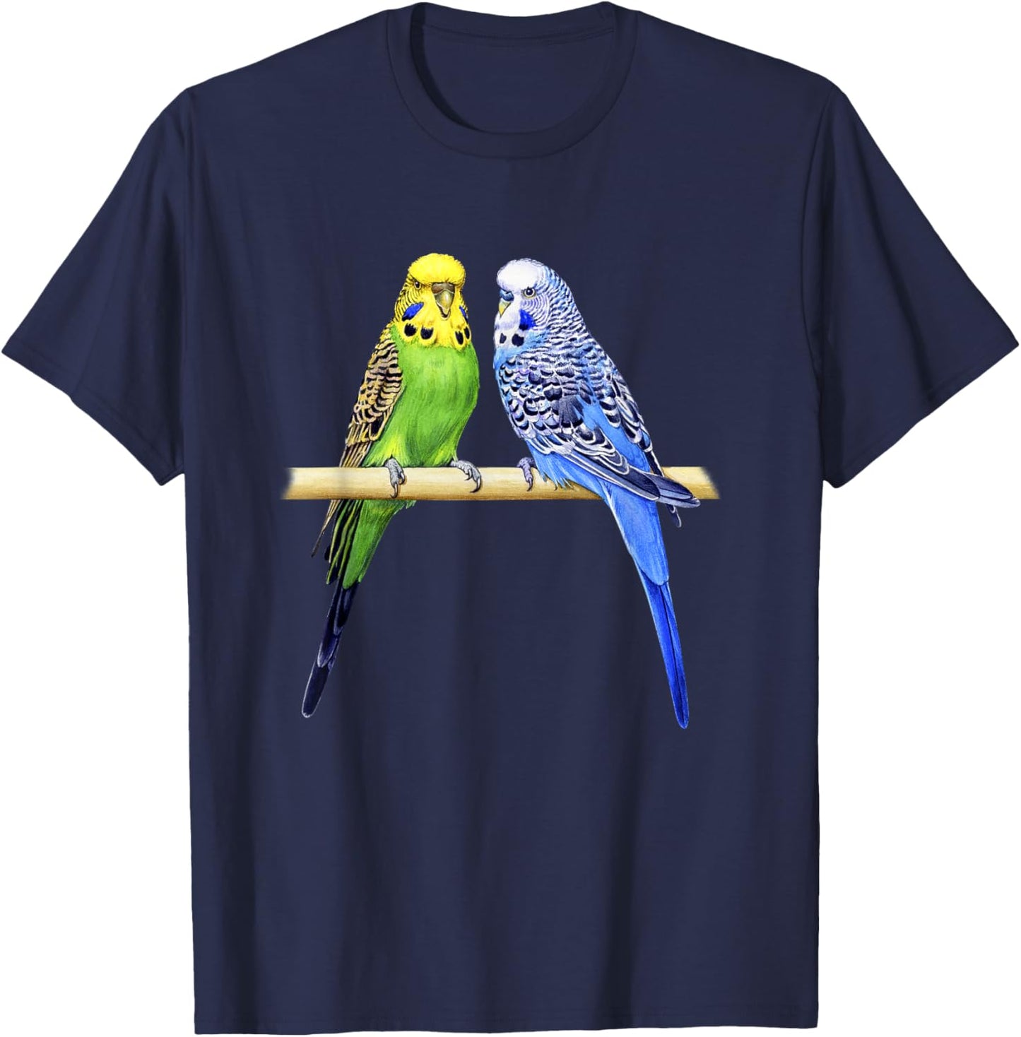 Colorful Parrots Parrot Birds Bird Lover Parakeets T-Shirt - T-Shirt | Navy