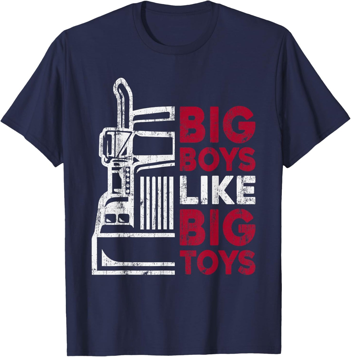 Truck Driver Humming Driver Truck Driver - Truck Driver T-Shirt - T-Shirt | Navy