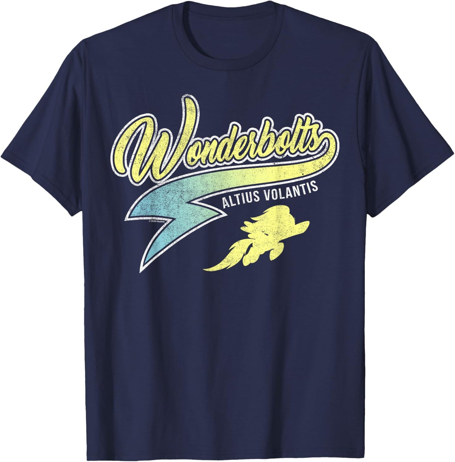 My Little Pony: Friendship is Magic Wonderbolts Collegiate T-Shirt - T-Shirt | Navy