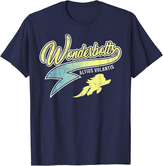 My Little Pony: Friendship is Magic Wonderbolts Collegiate T-Shirt - T-Shirt | Navy