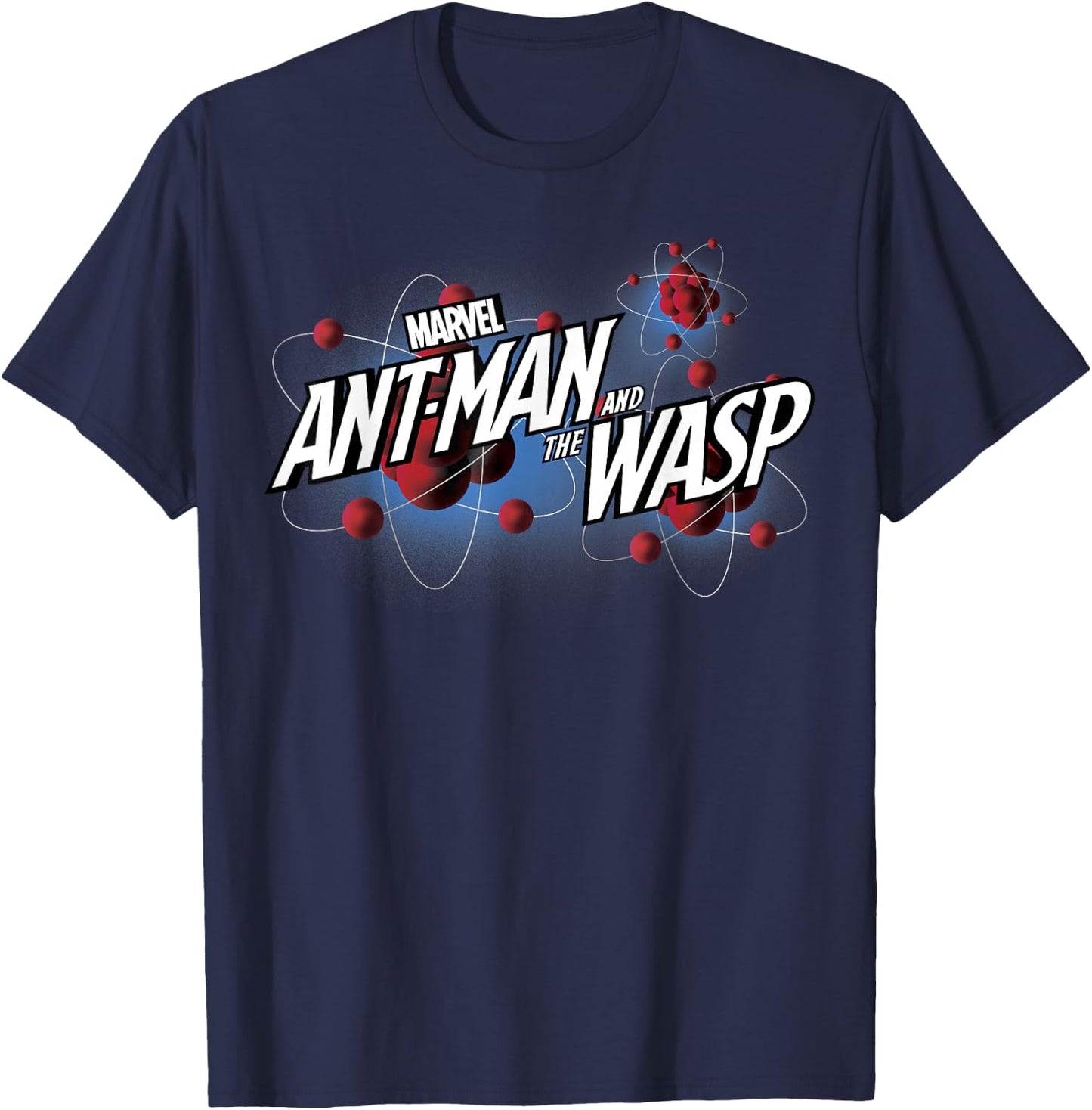 Marvel Ant-Man & The Wasp Molecule Atom Logo Graphic T-Shirt - T-Shirt | Navy