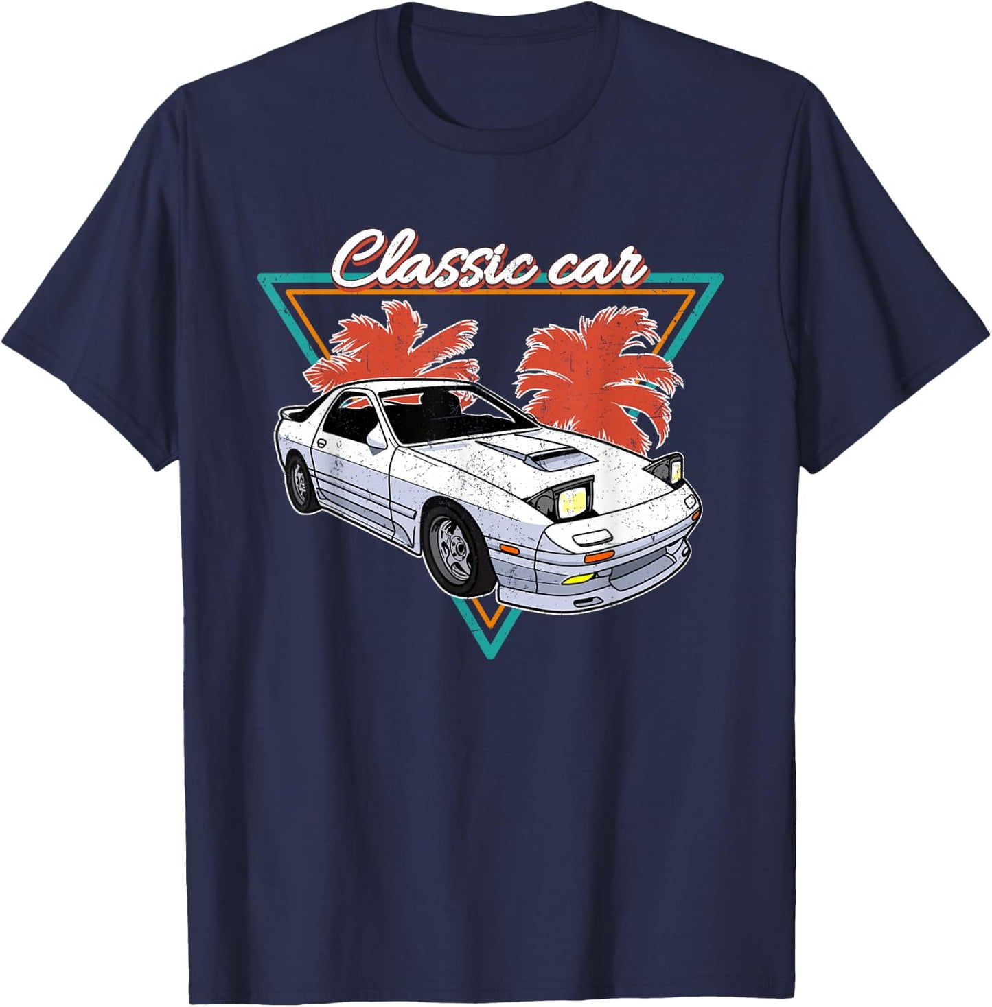 JDM Japan Motorsport tuning car 90s T-Shirt - T-Shirt | Navy