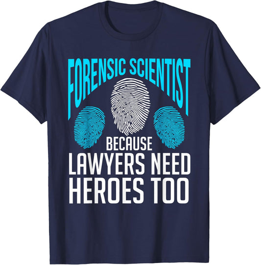 Forensic Scientist Gift Forensics Science Crime Chemistry T-Shirt - T-Shirt | Navy