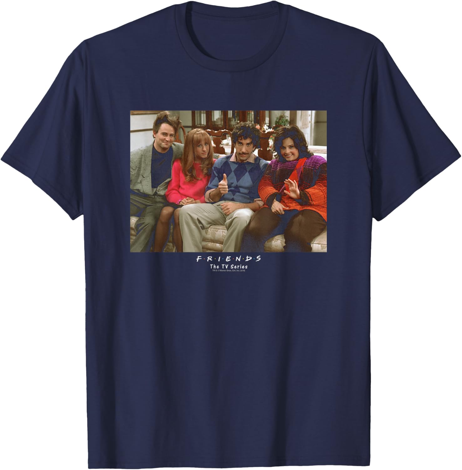 Friends Throwback T-Shirt - T-Shirt | Navy