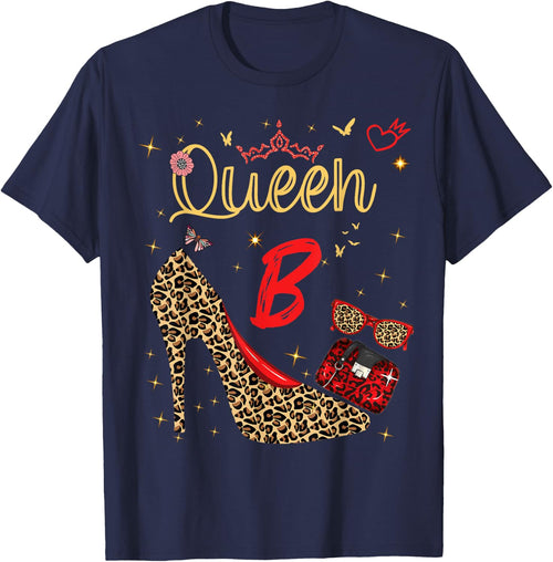 Queen Letter B Initial Name Leopard Heel Letter b Alphapet