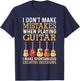 I Don't Make Mistakes When Playing Guitar Funny Guitarists T-Shirt - T-Shirt | Navy