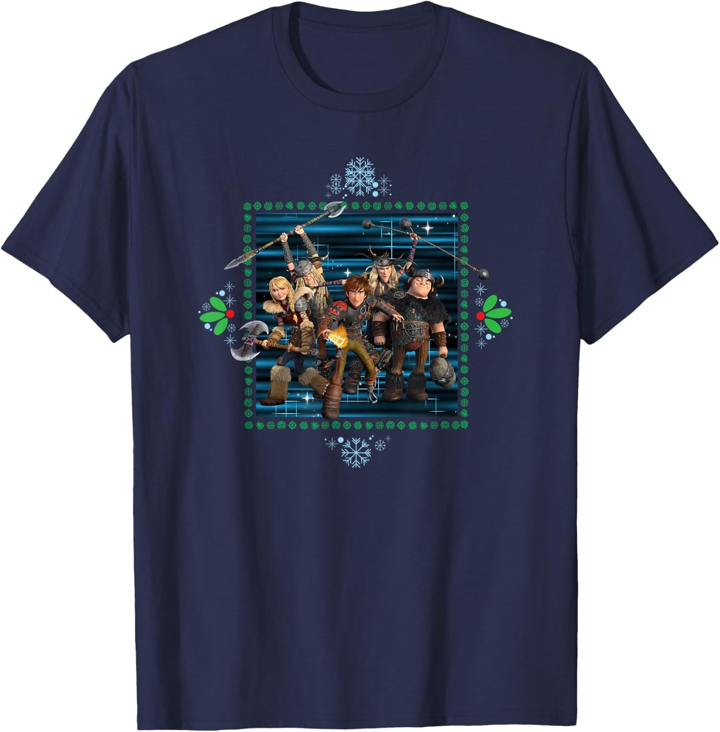 How to Train Your Dragon 3 Homecoming Logo T-Shirt - T-Shirt | Navy