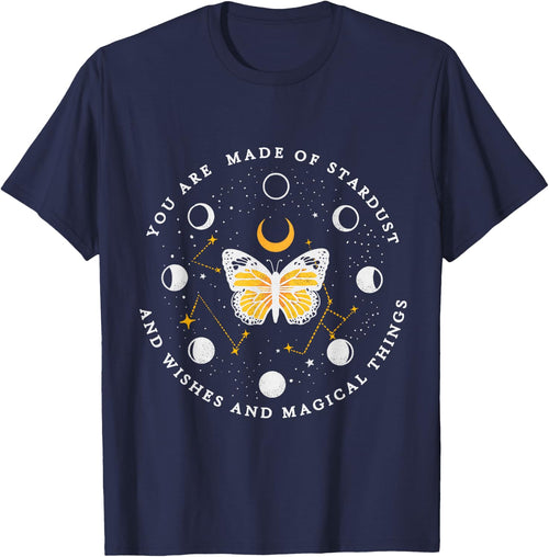 You are made of stardust - Celestial Butterfly Moon Phase