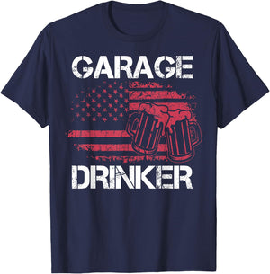 Brewery Lovers Garage Drinker Beer Drinkers Beer Lovers T-Shirt - T-Shirt | Navy