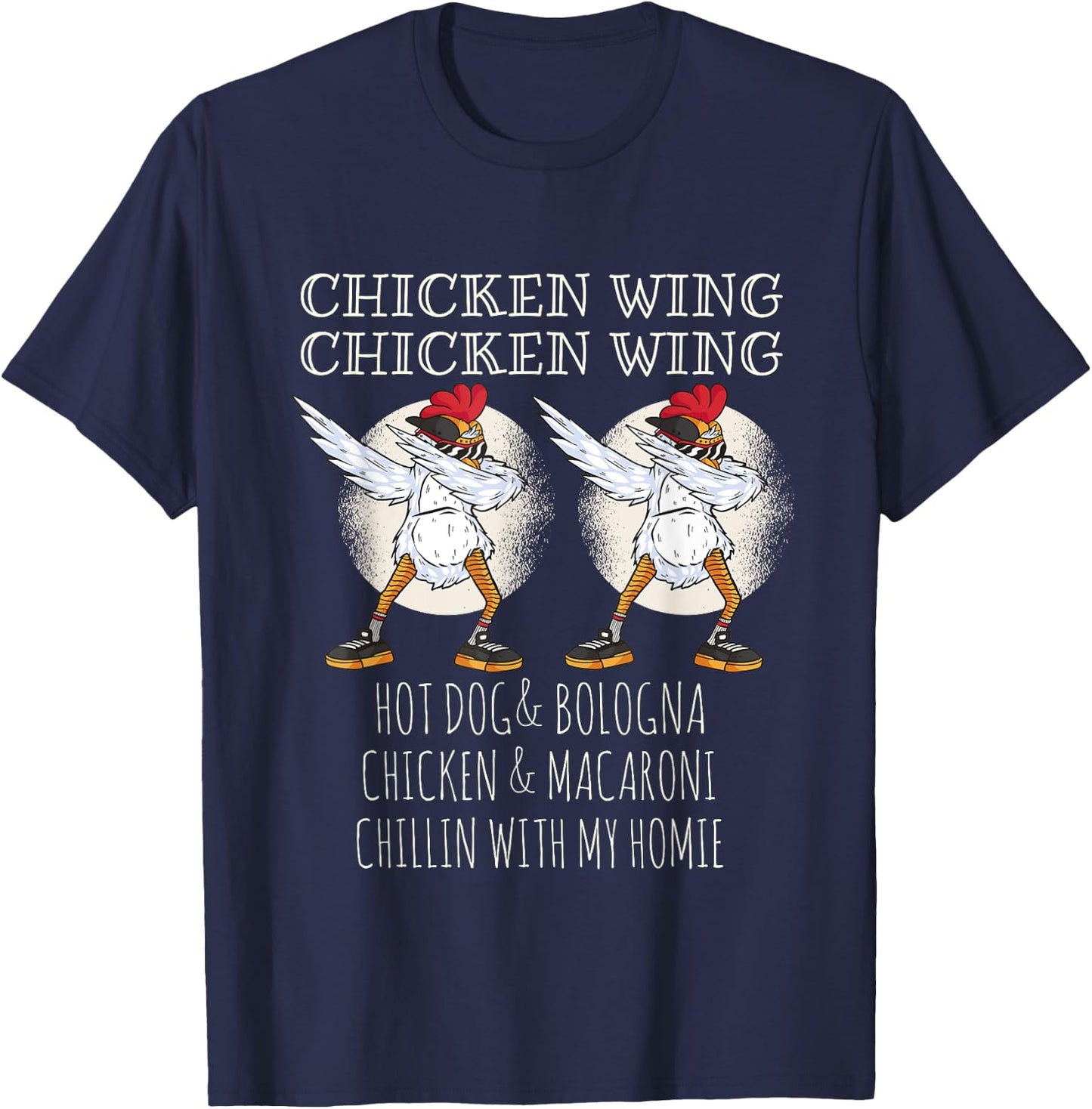 Chicken Wing Chicken Wing fun kids T-Shirt - T-Shirt | Navy