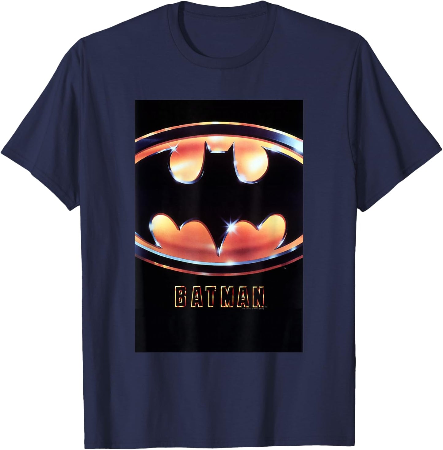 Batman (1989) poster T-Shirt - T-Shirt | Navy